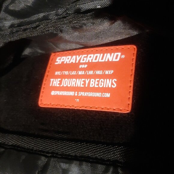 Genuine SPRAYGROUND Backpack DLX Tripppy Wings Psychedelic smoke rarest colorway - Picture 3 of 13